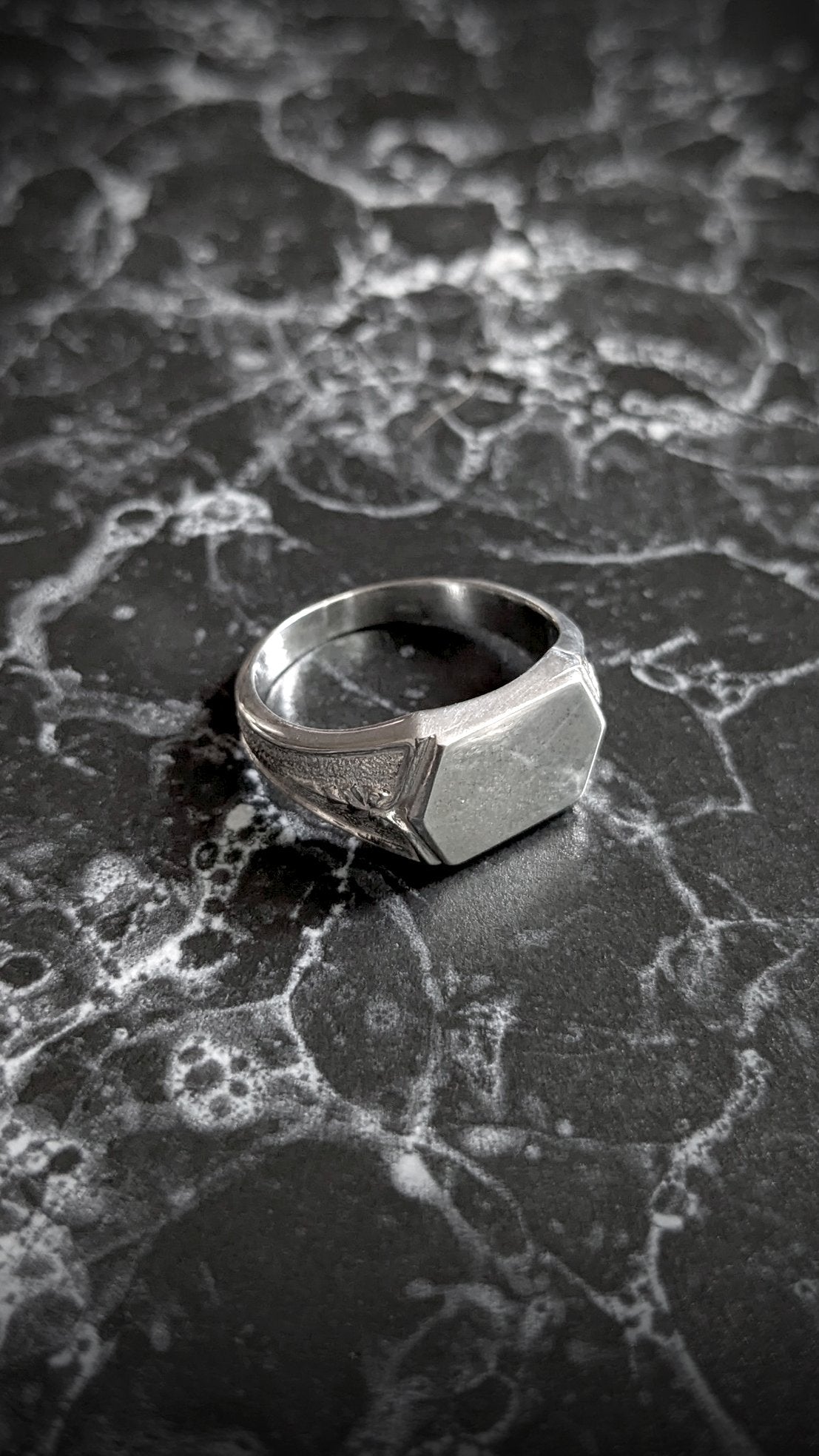 Albus Detailed Signet Ring
