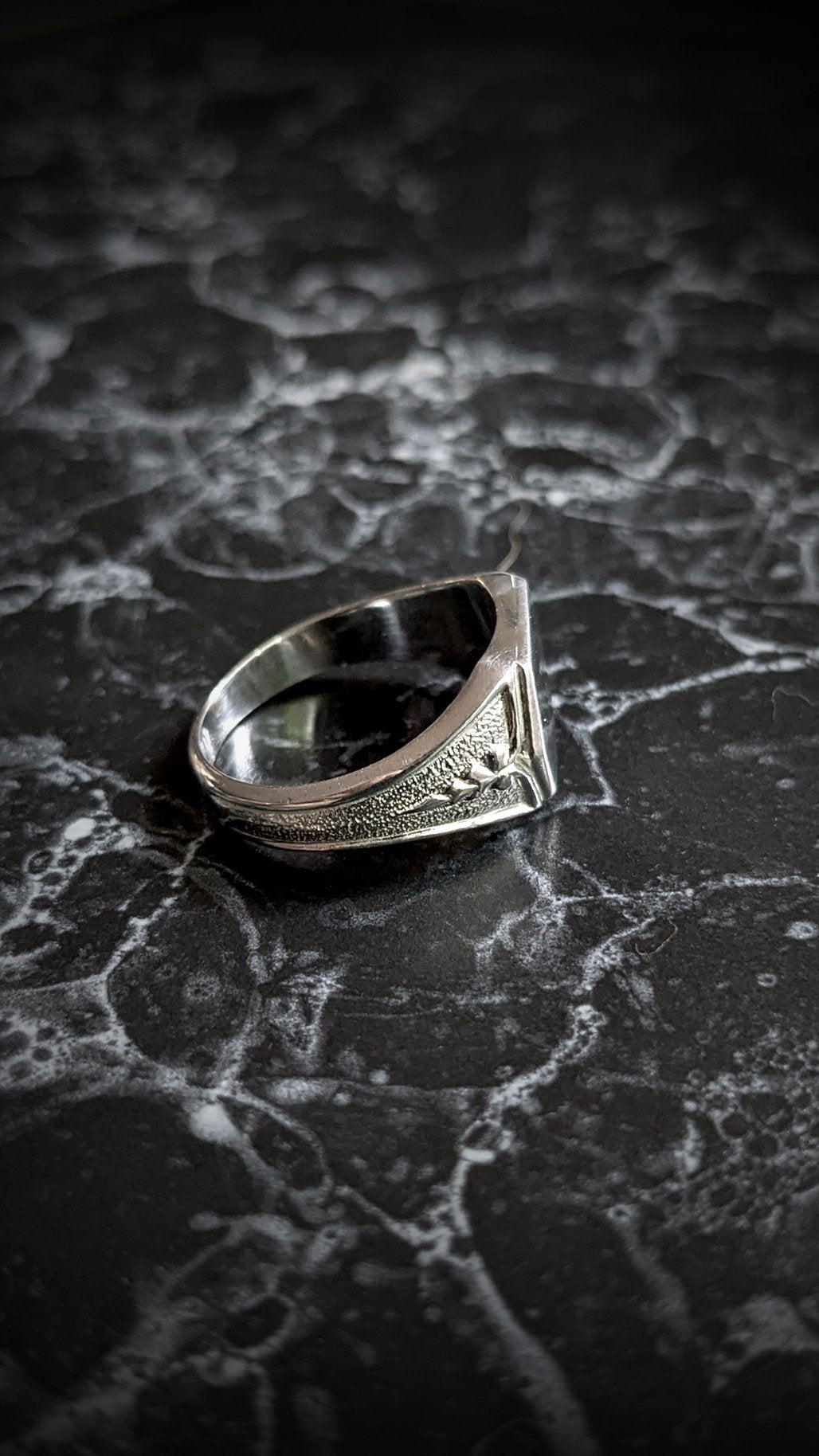 Albus Detailed Signet Ring