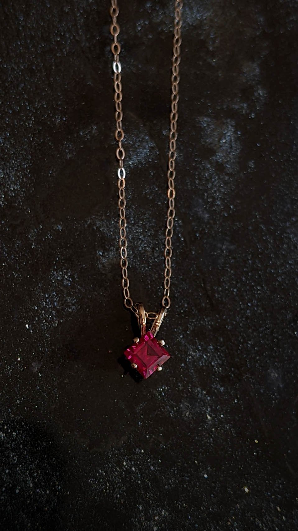 Azulon 14k Gold Slider Pendant - Custom