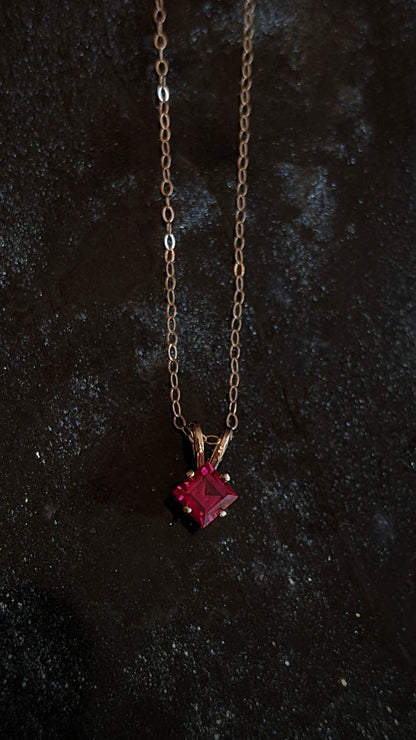 Azulon 14k Gold Slider Pendant - Custom