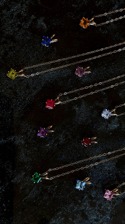 Azulon Garnet Pendant