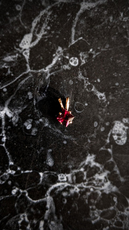 Azulon 14k Gold Slider Pendant - Custom