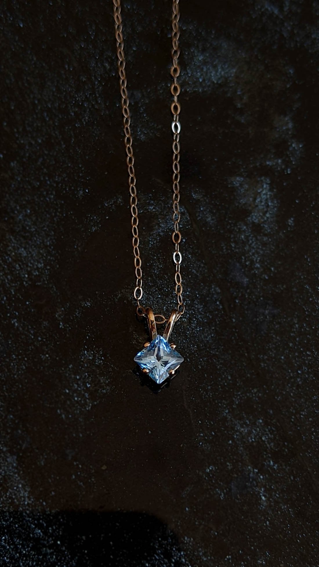 Azulon 14k Gold Slider Pendant - Custom