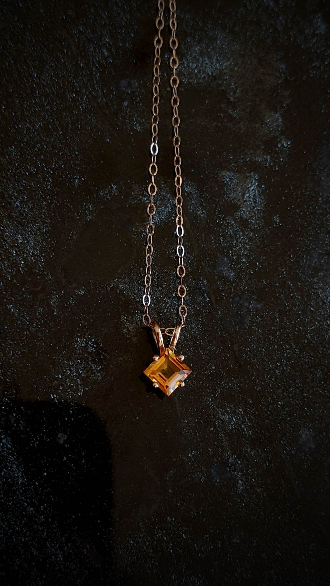 Azulon 14k Gold Slider Pendant - Custom
