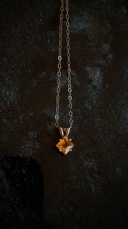 Azulon 14k Gold Slider Pendant - Custom