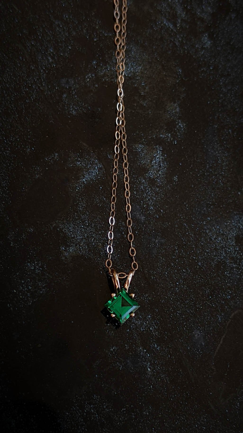 Azulon 14k Gold Slider Pendant - Custom