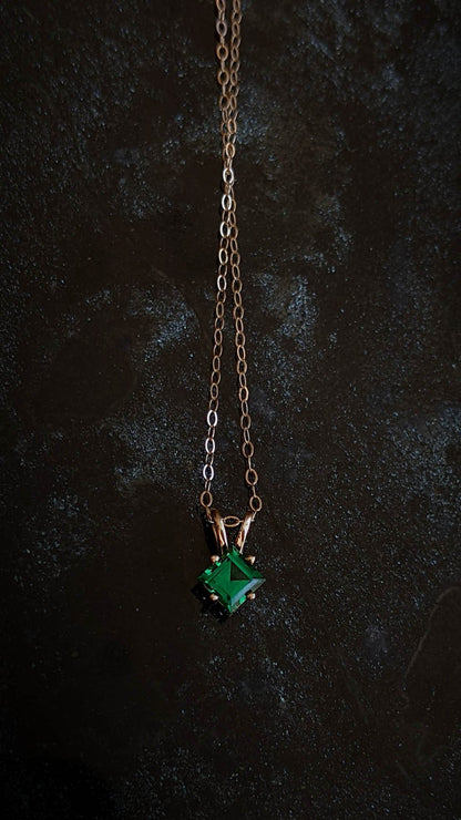 Azulon 14k Gold Slider Pendant - Custom