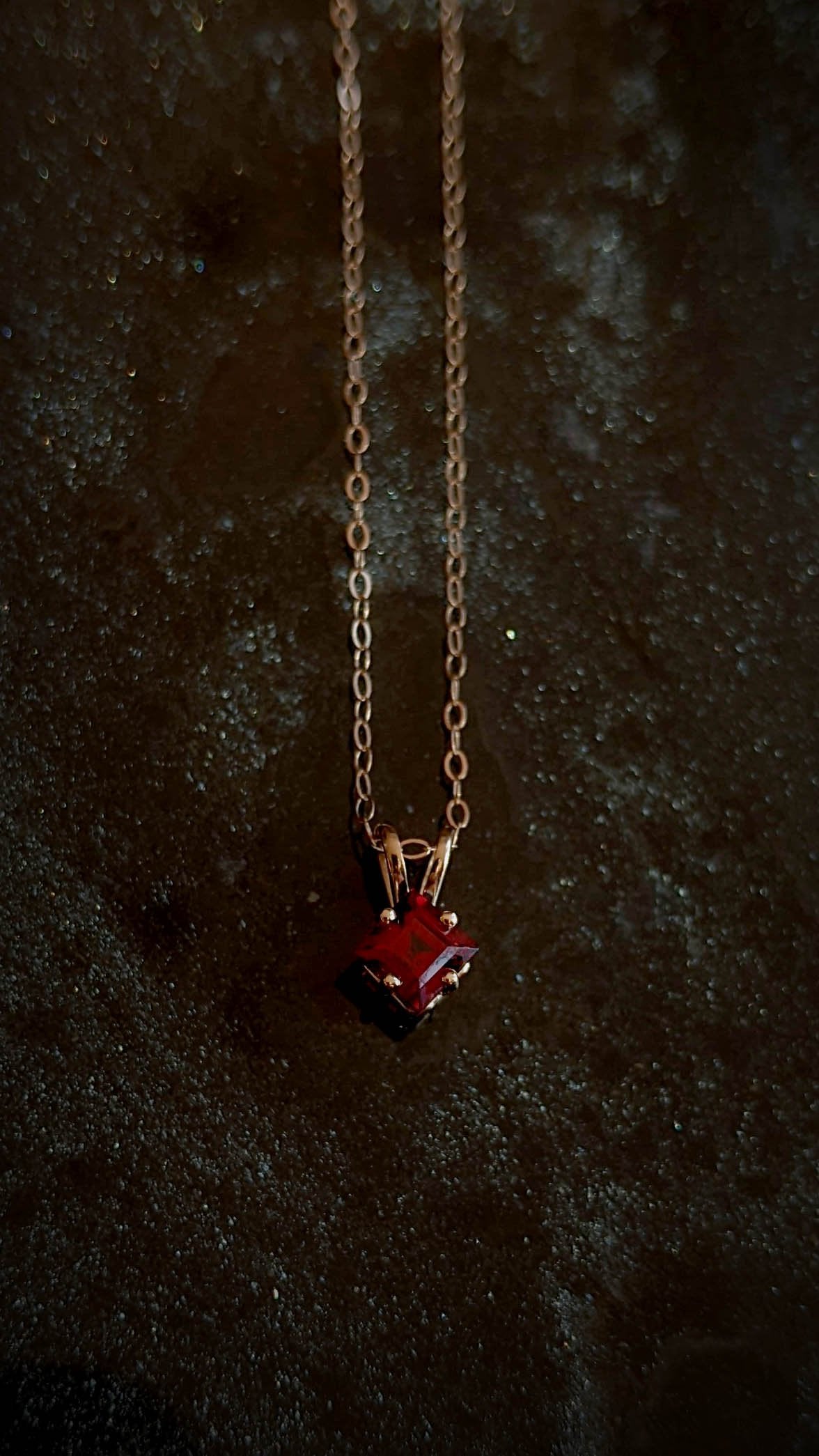 Azulon Garnet Pendant