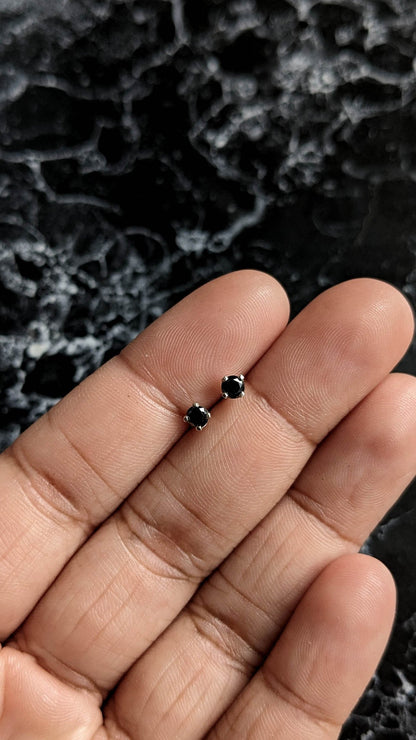 Black Spinel Studs