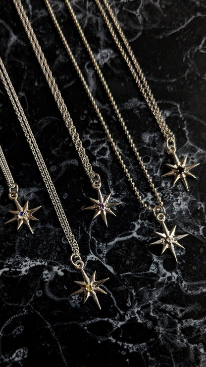 Celeste Moonstone Silver Necklace
