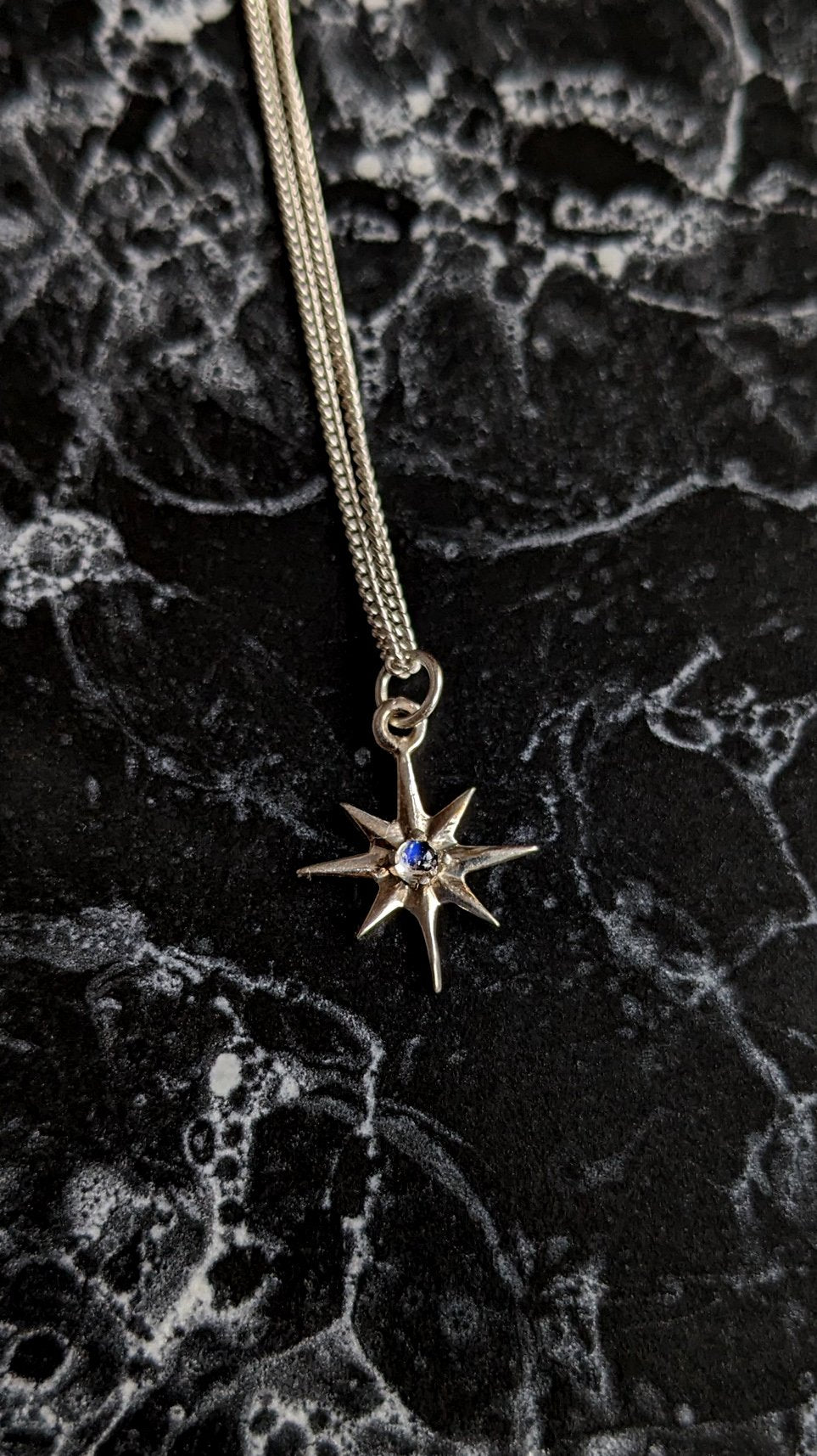 Celeste Moonstone Silver Necklace