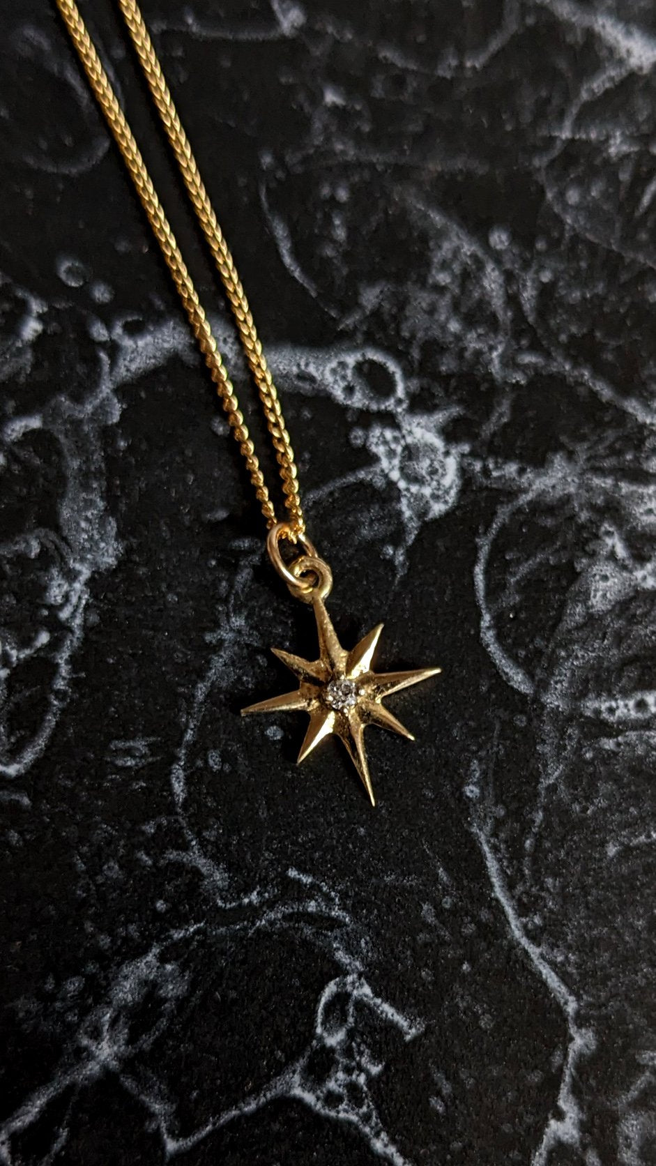 Celeste Necklace - Brass