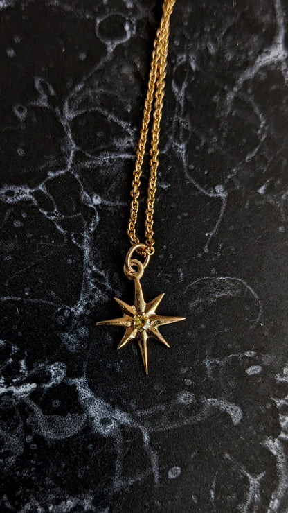 Celeste Yellow Topaz Necklace - Ready to Ship