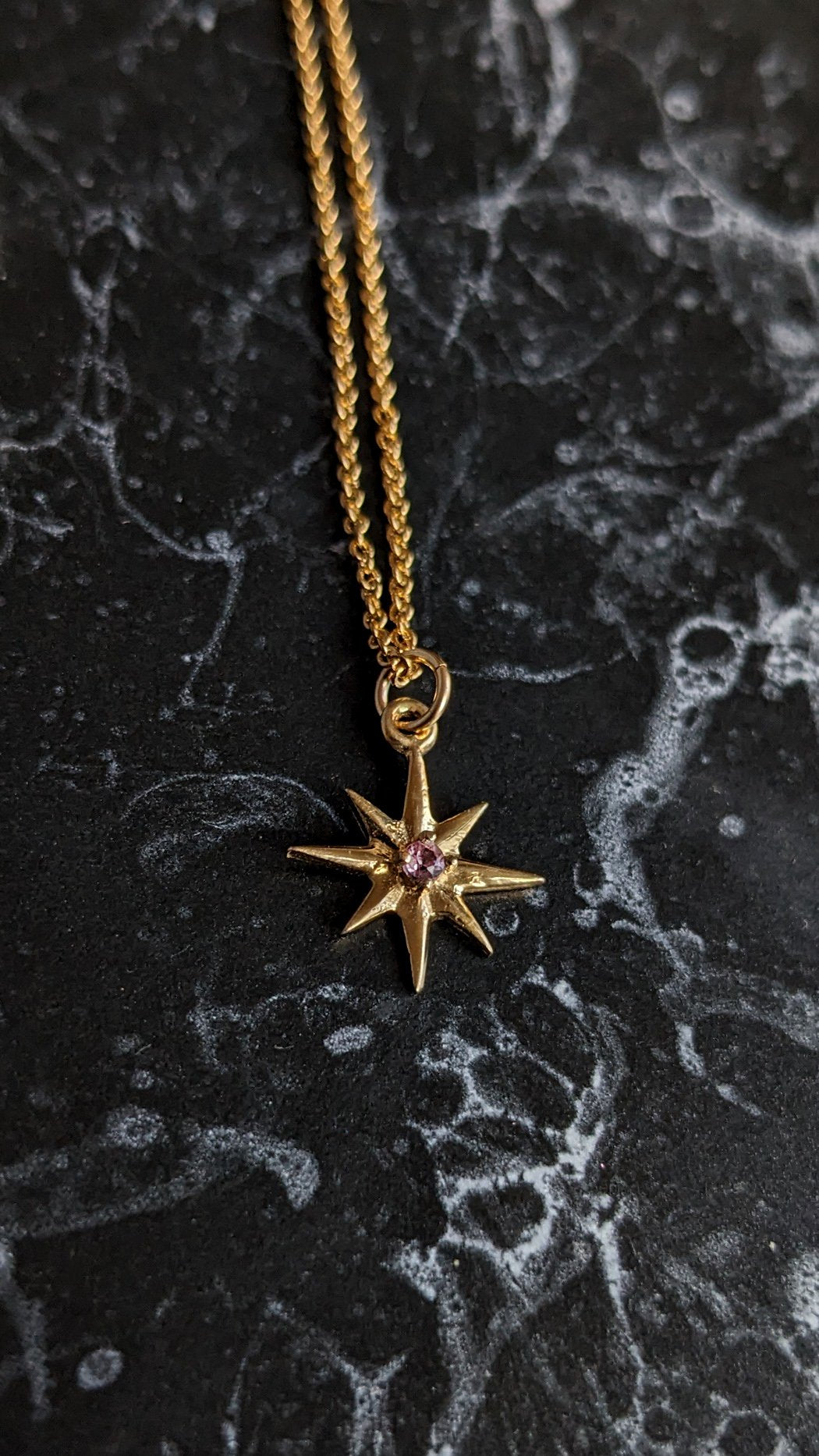 Celeste Pink Topaz Necklace - Ready to Ship