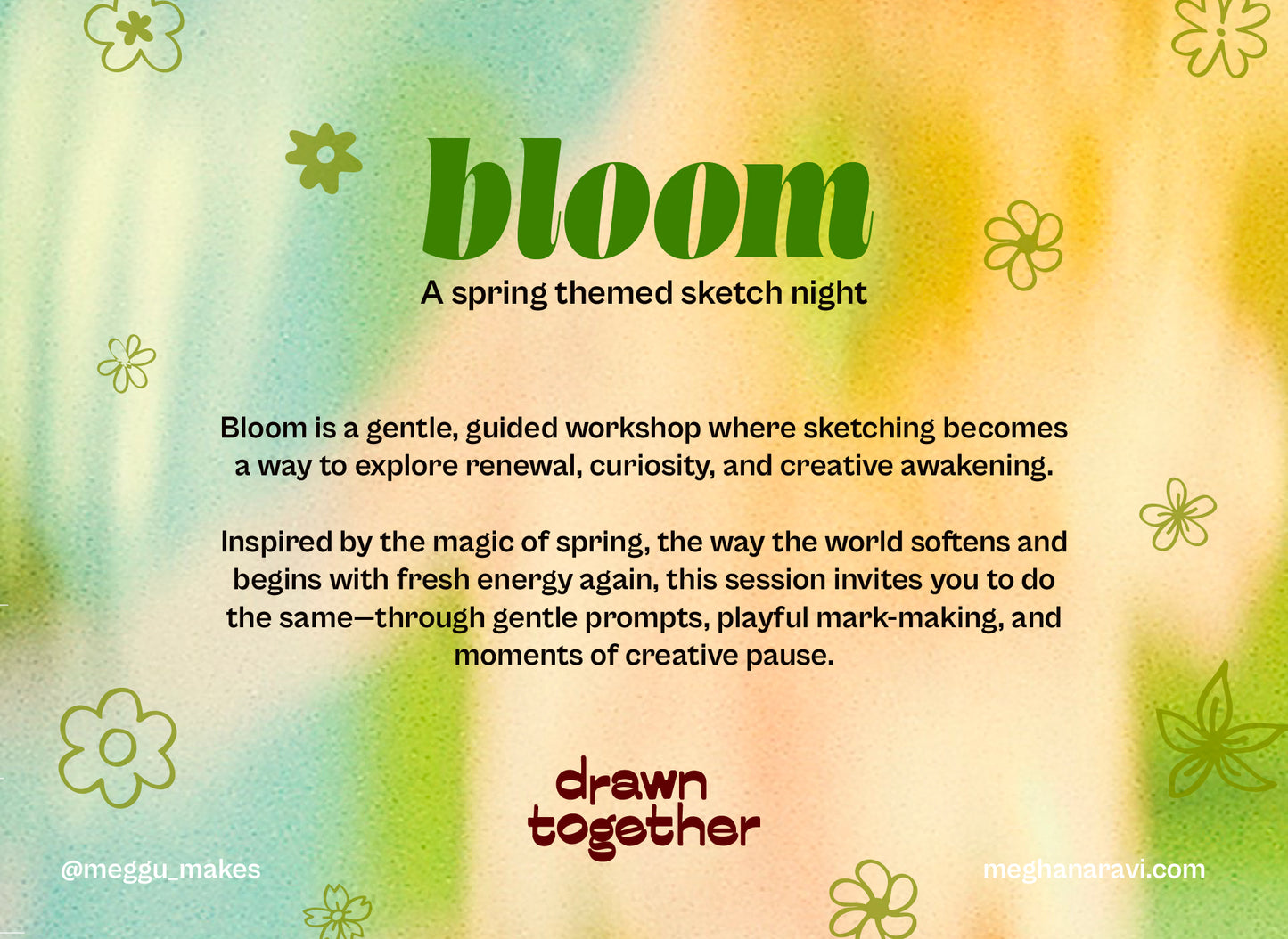 Drawn Together: Bloom - May 14 Sketch Night