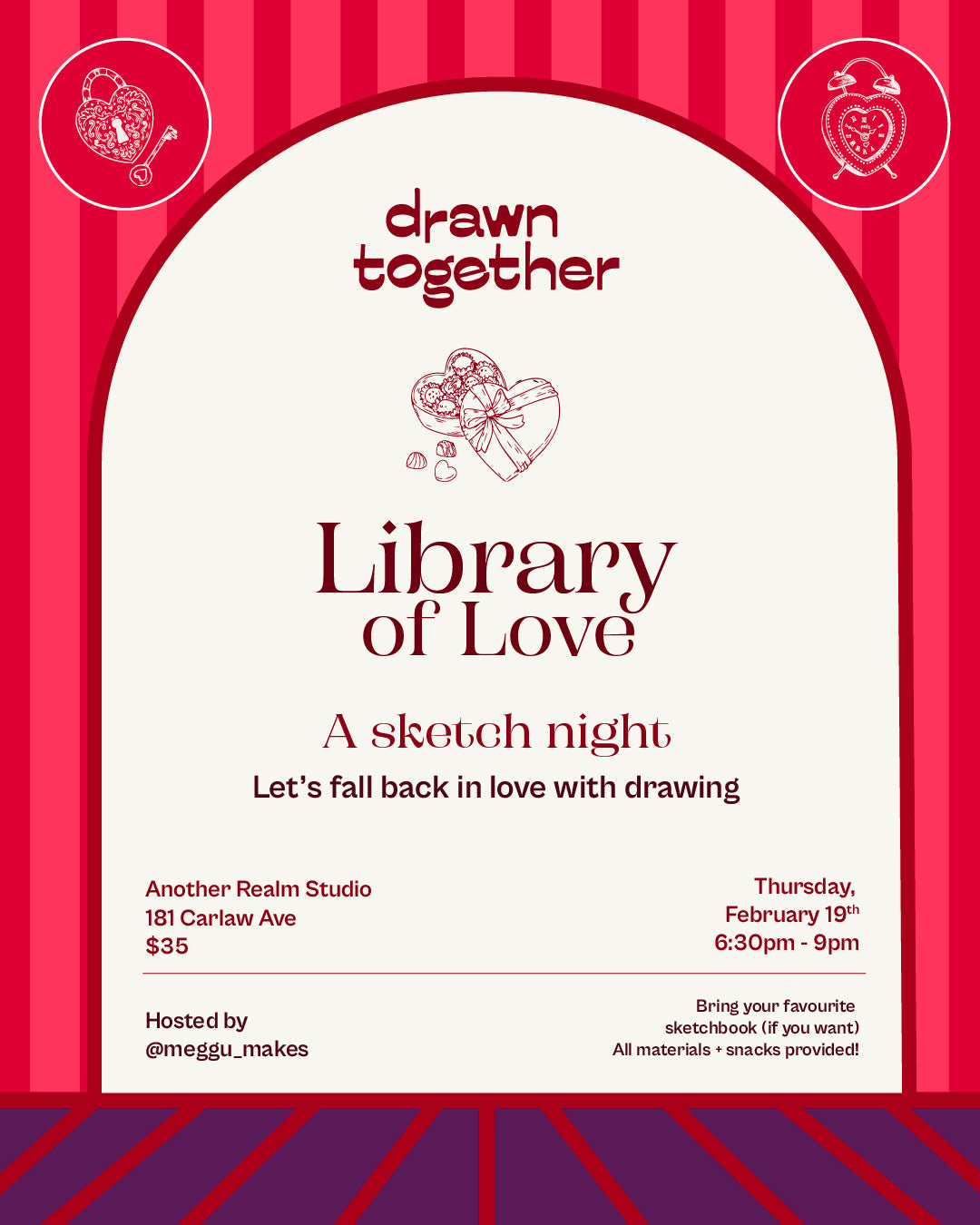 Library of Love Sketch Night - February 19