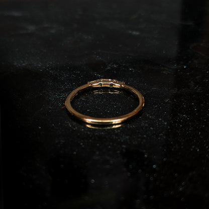 Dearly White Diamond Baguette Ring