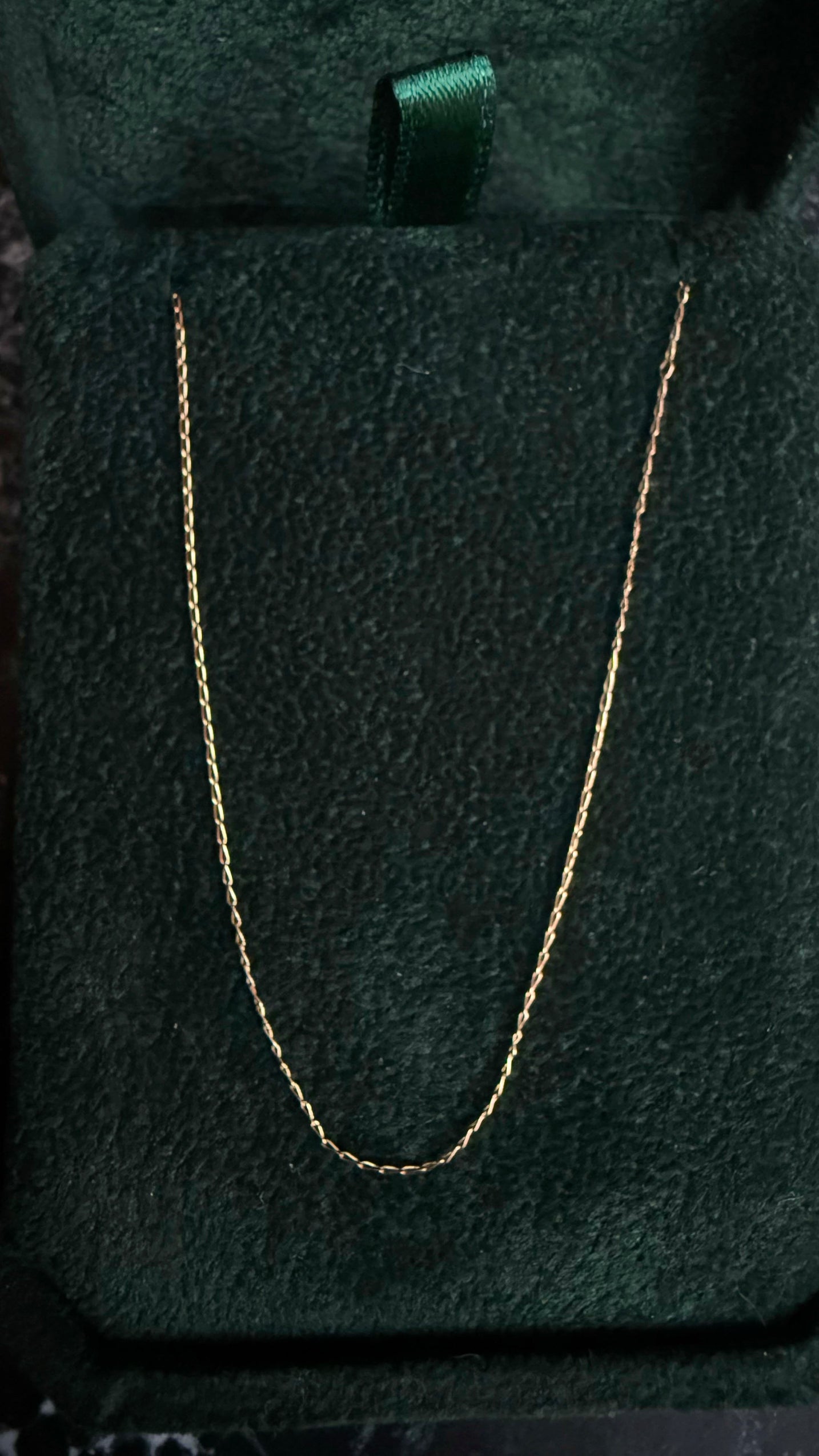 Extra Fine Gold Vintage Link Chain