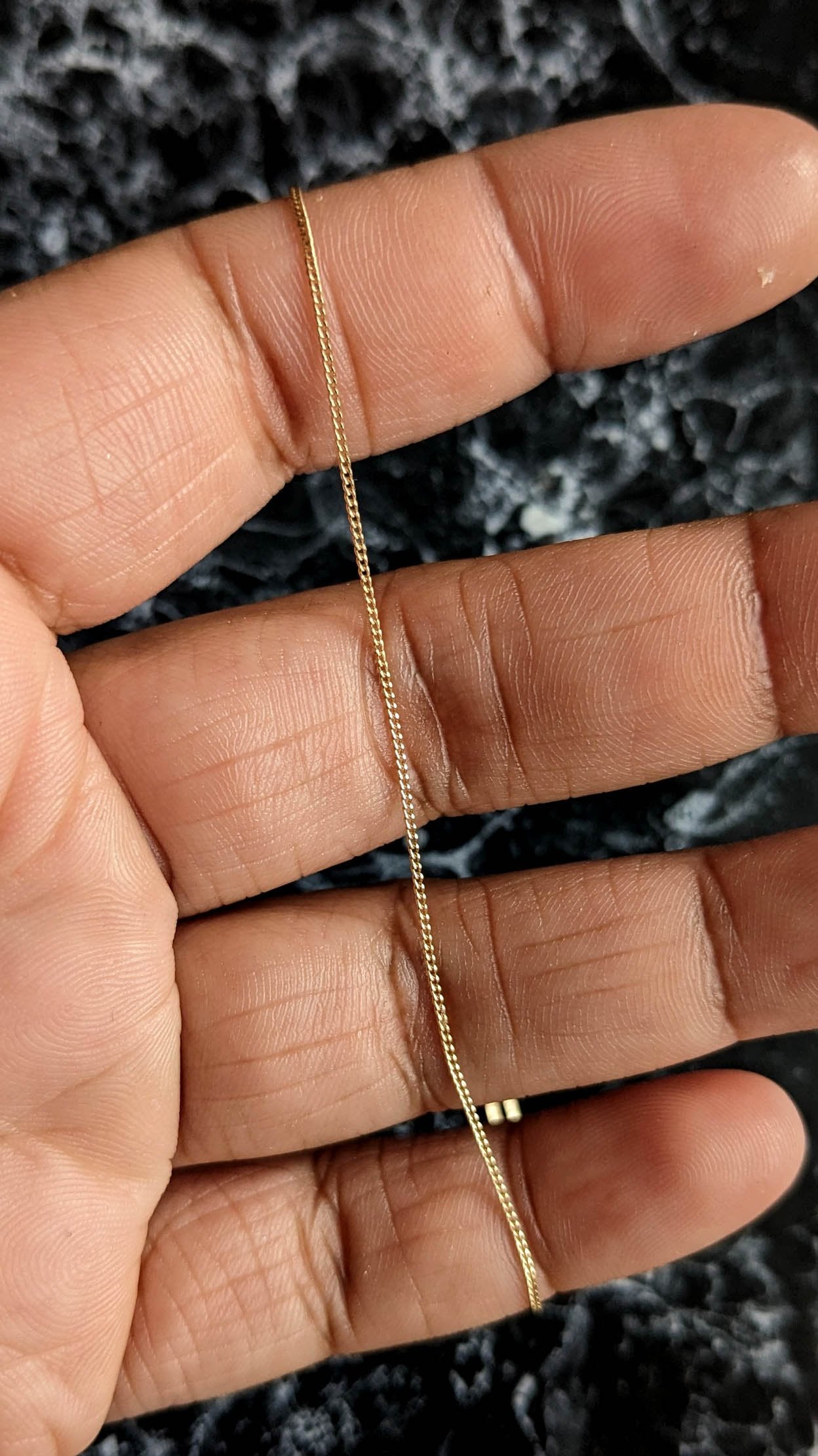 Fine 10k Gold Curb Chain