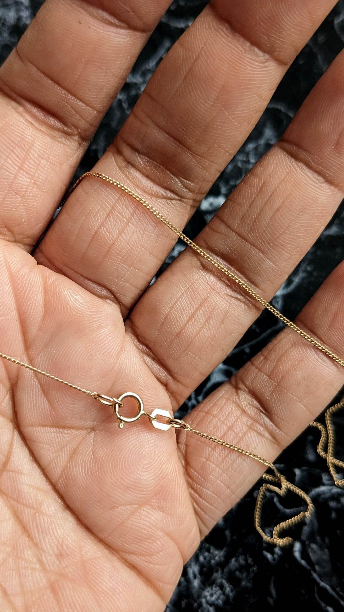 Fine 10k Gold Curb Chain