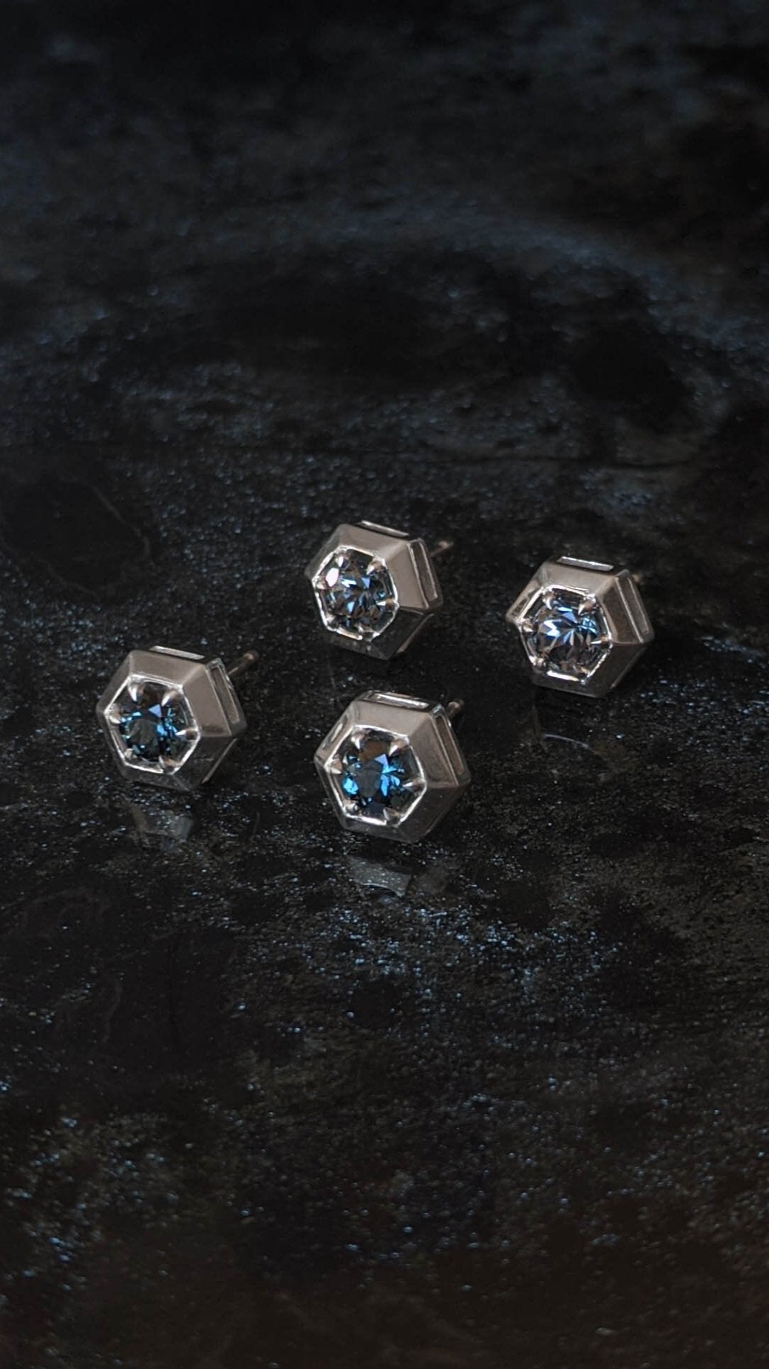 HEX Geo Spinel Studs