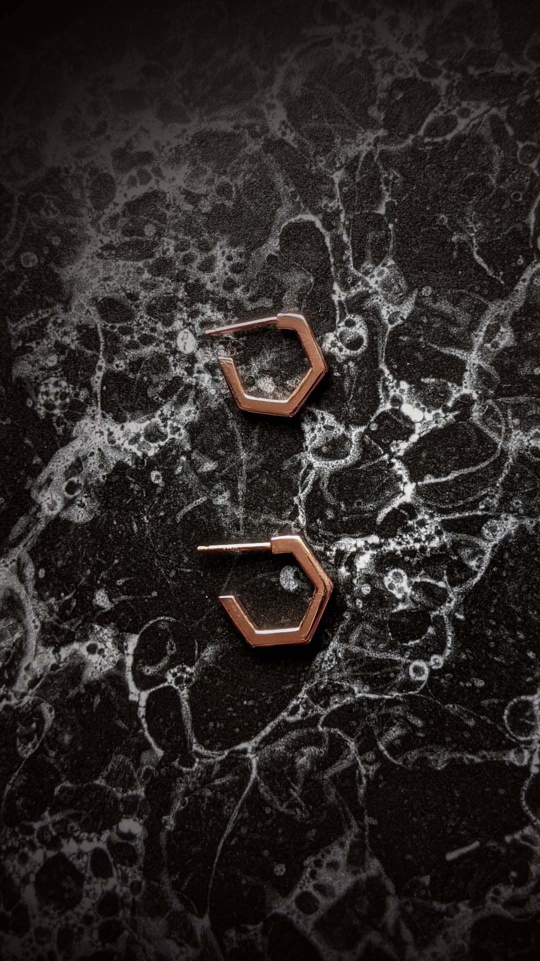 HEX Hoop Studs