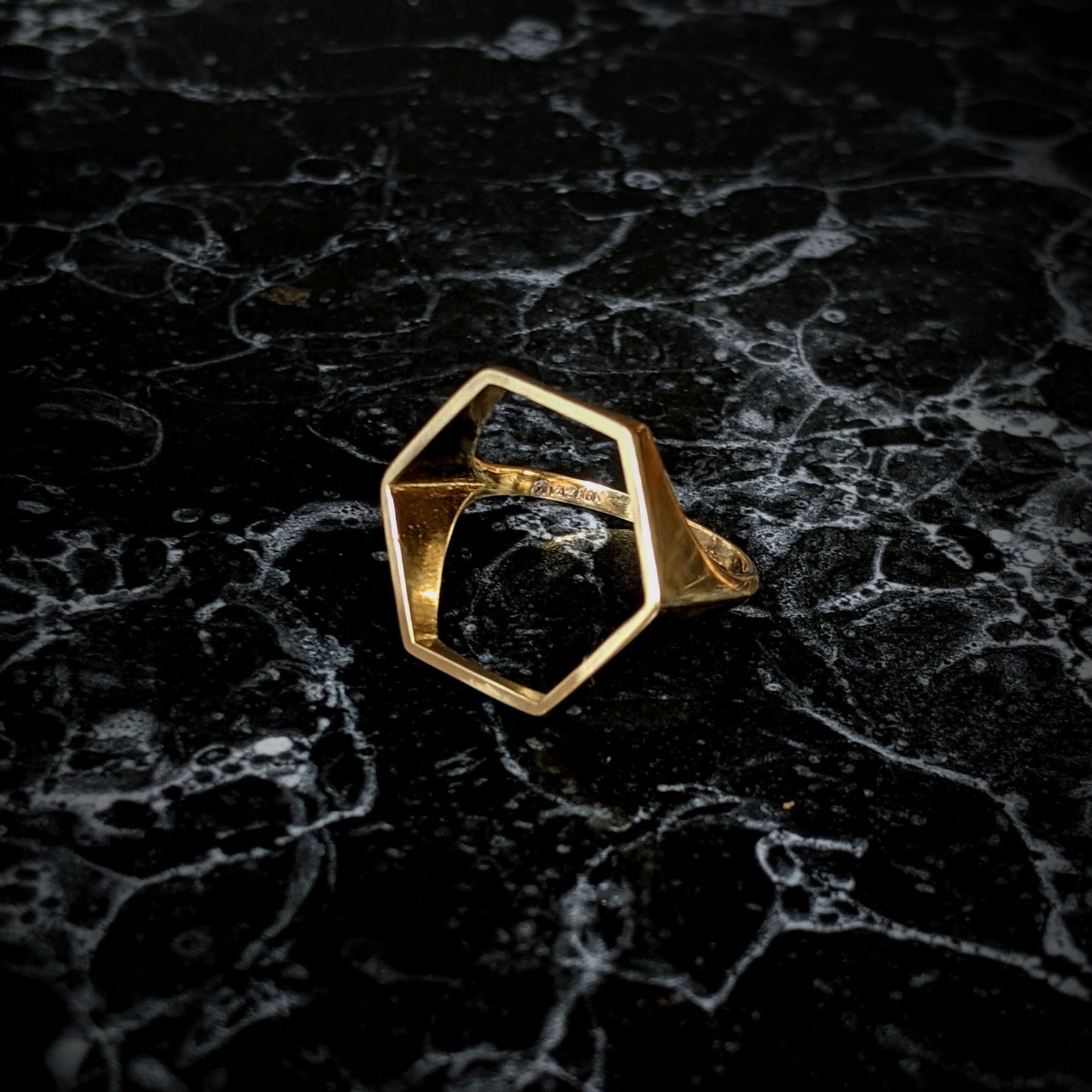 HEX Large Open Ring