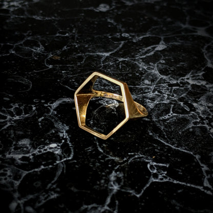 HEX Large Open Ring