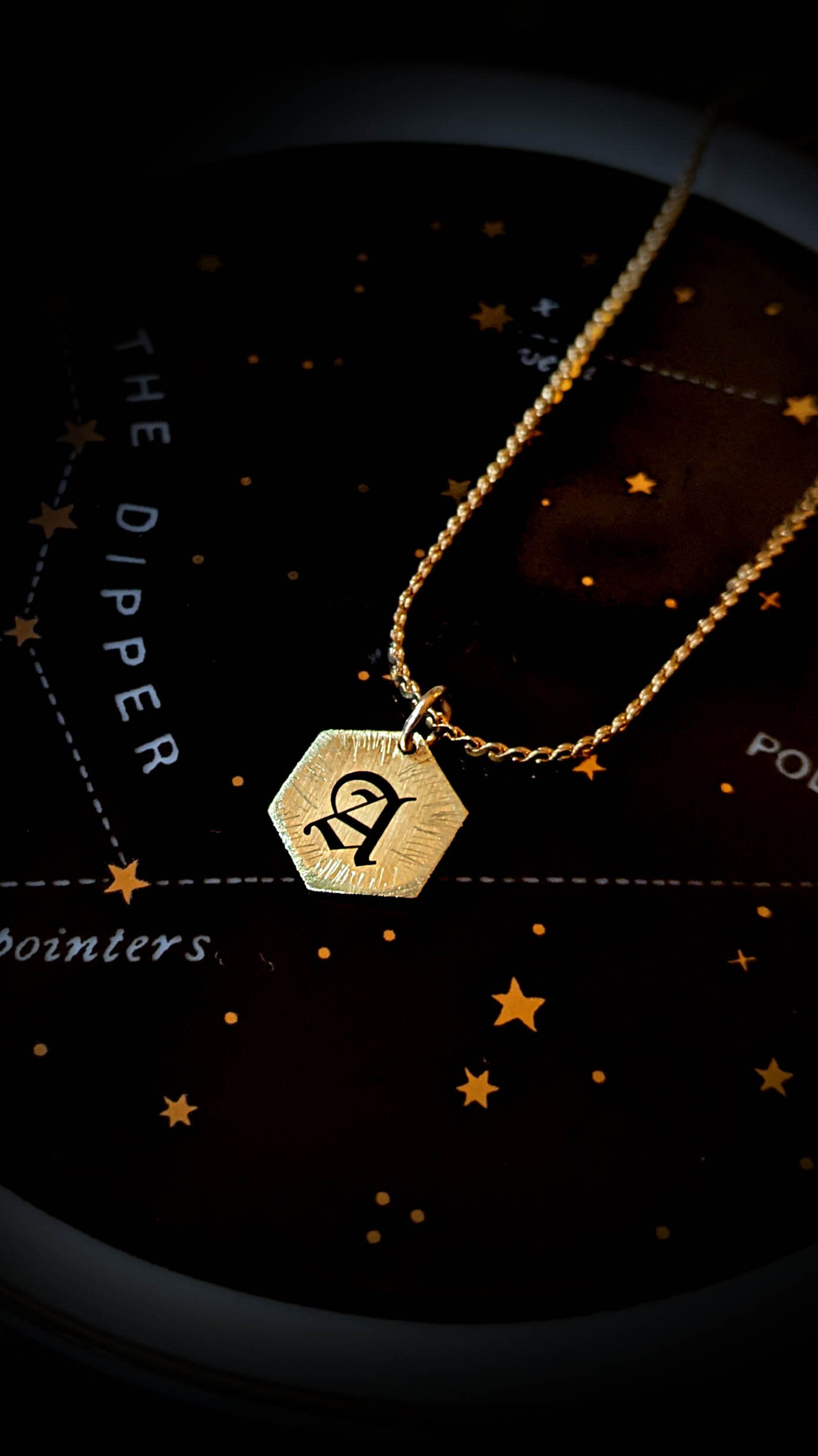 HEX Monogram Necklace