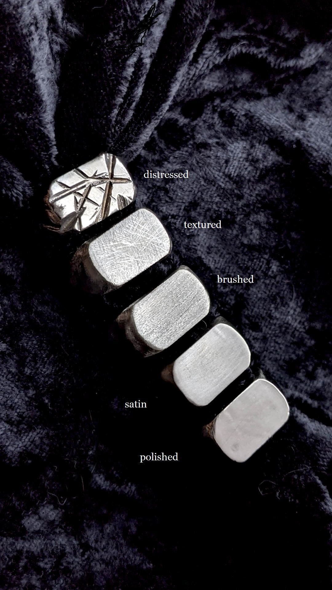 HEX Signet Ring - Ready to Ship