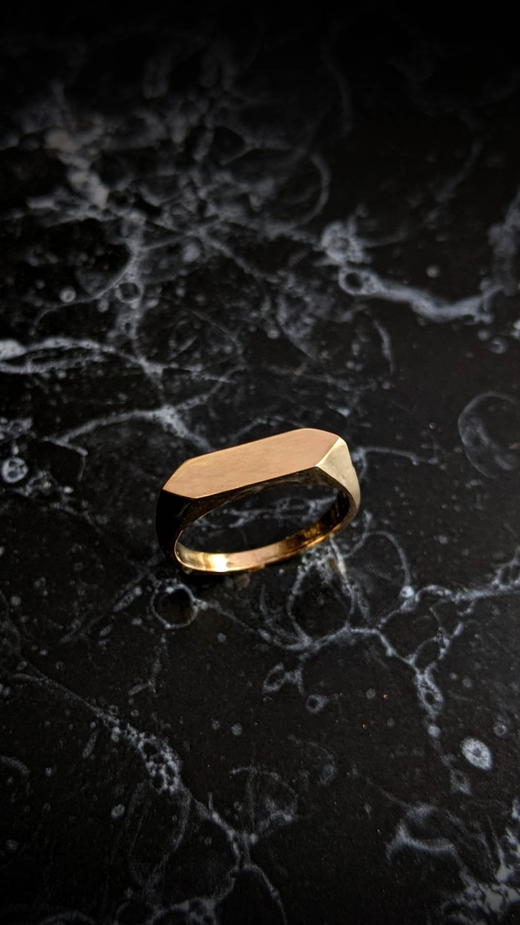 HEX Signet Ring - Ready to Ship
