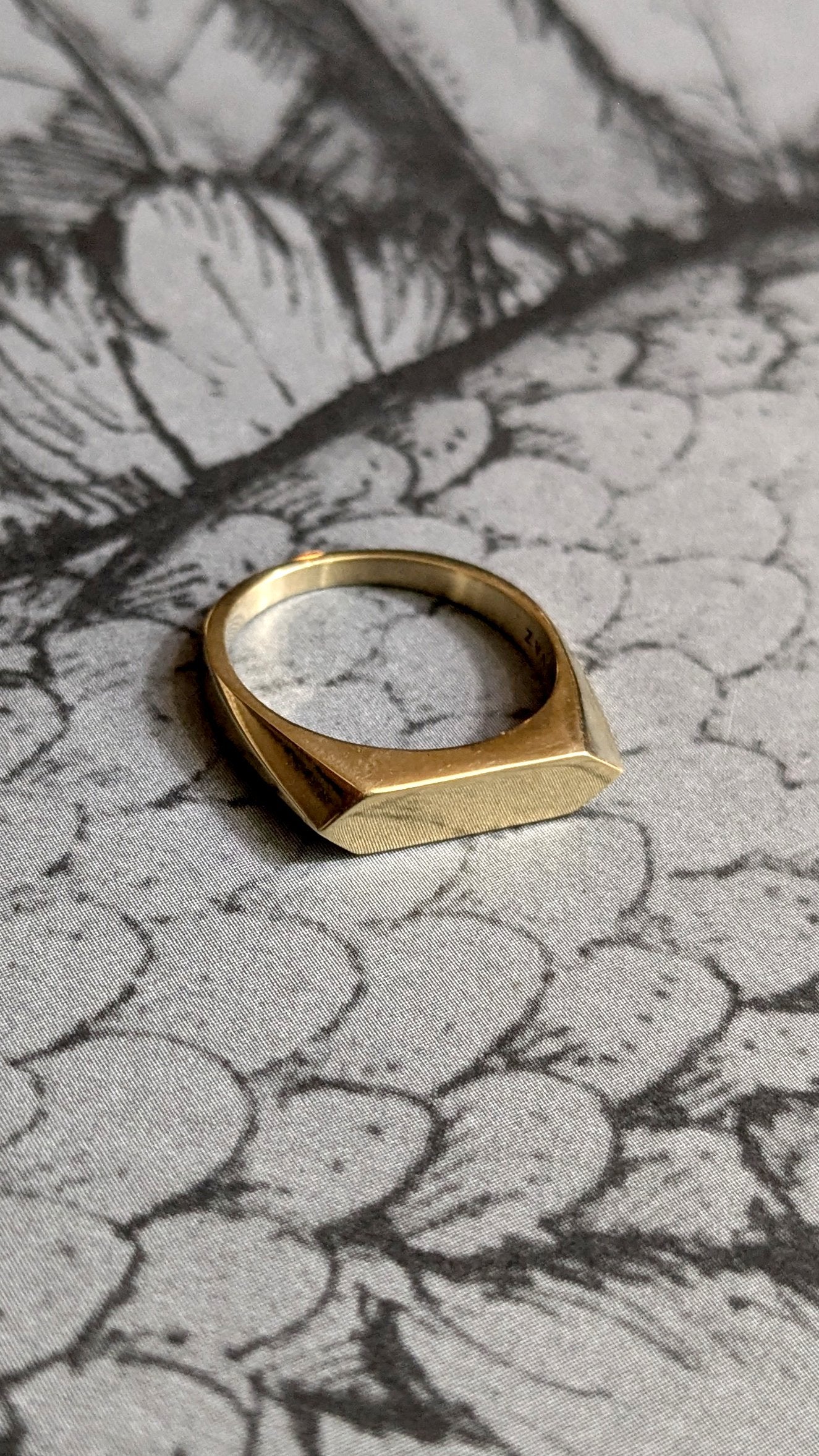 HEX Signet Ring - Ready to Ship