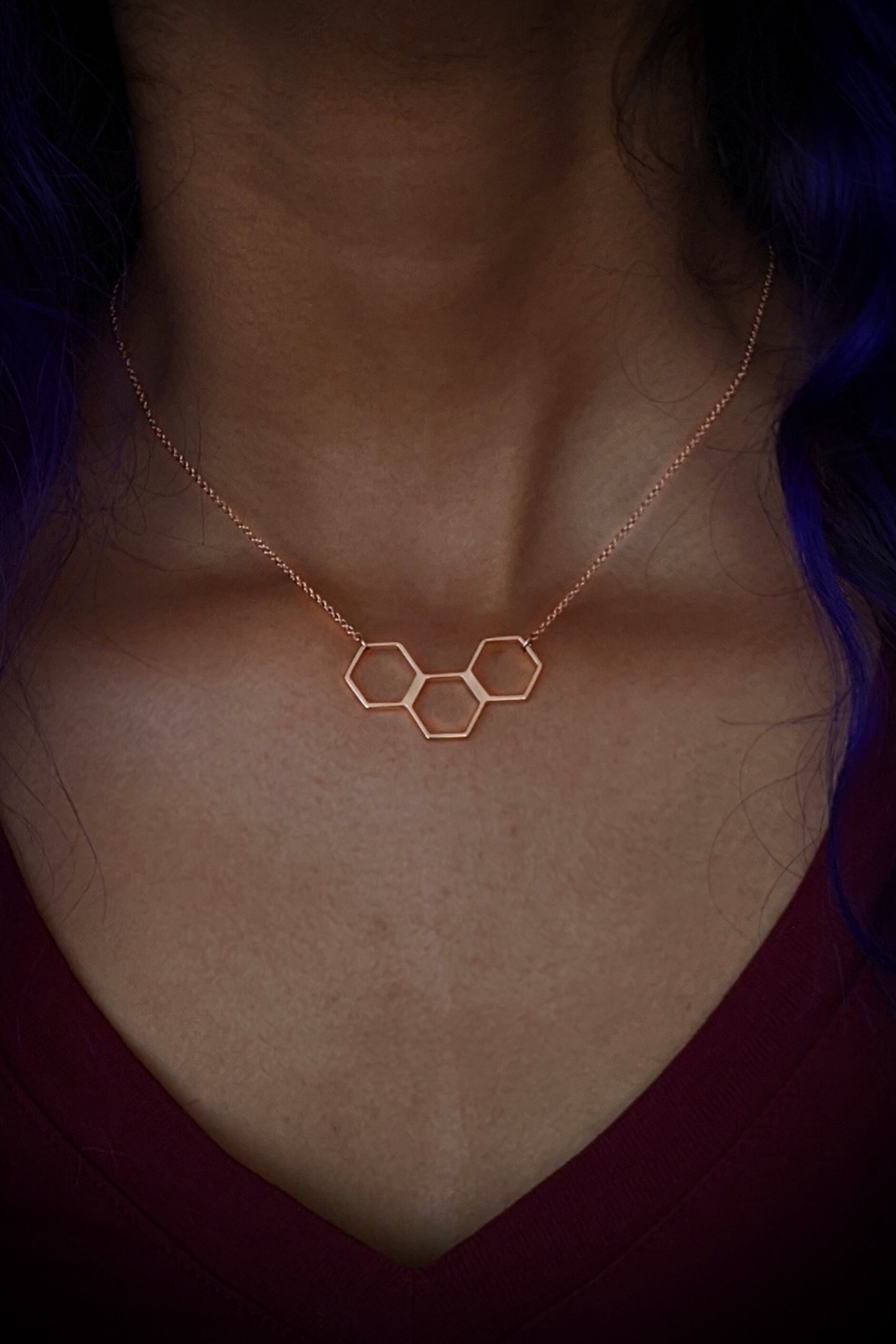 HEX Triple Necklace