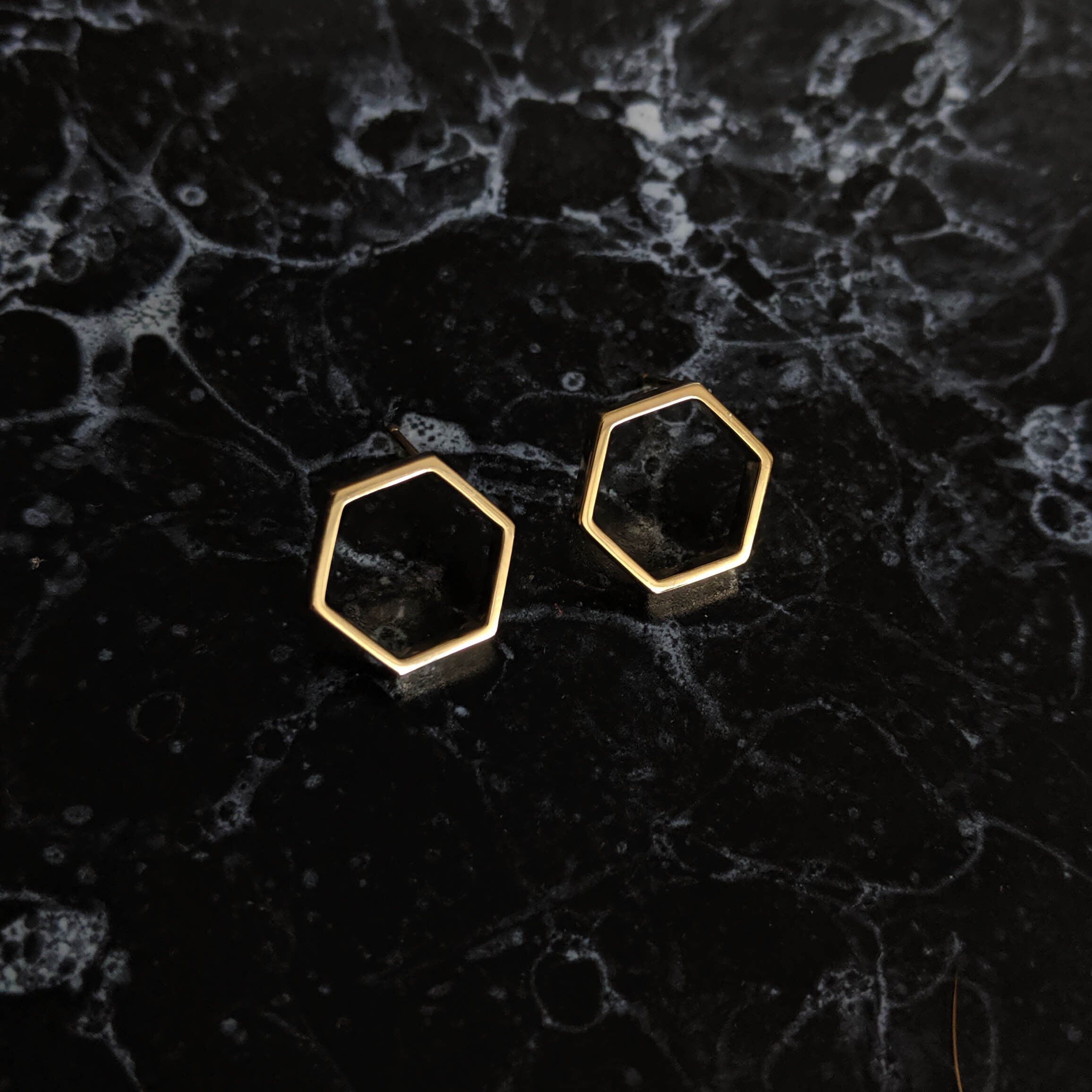 HEX Open Mini Studs