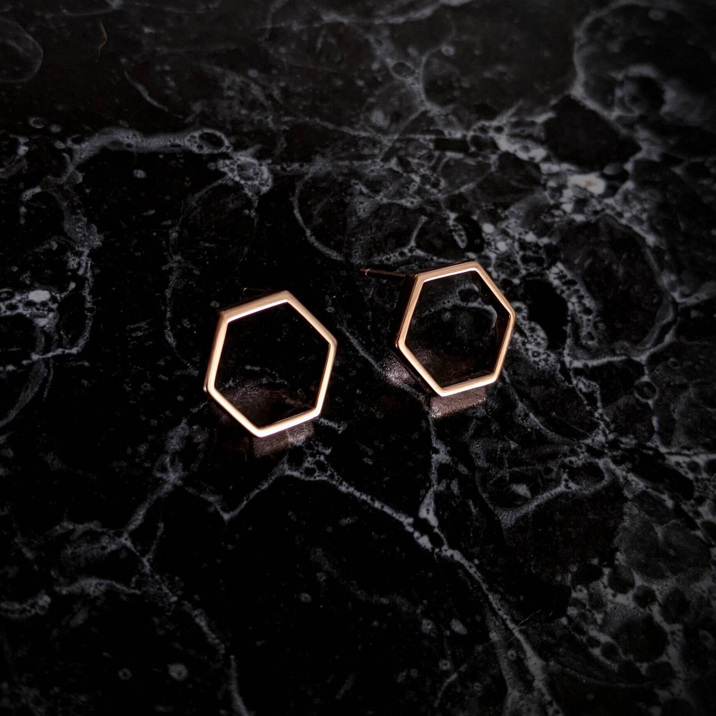 HEX Open Mini Studs