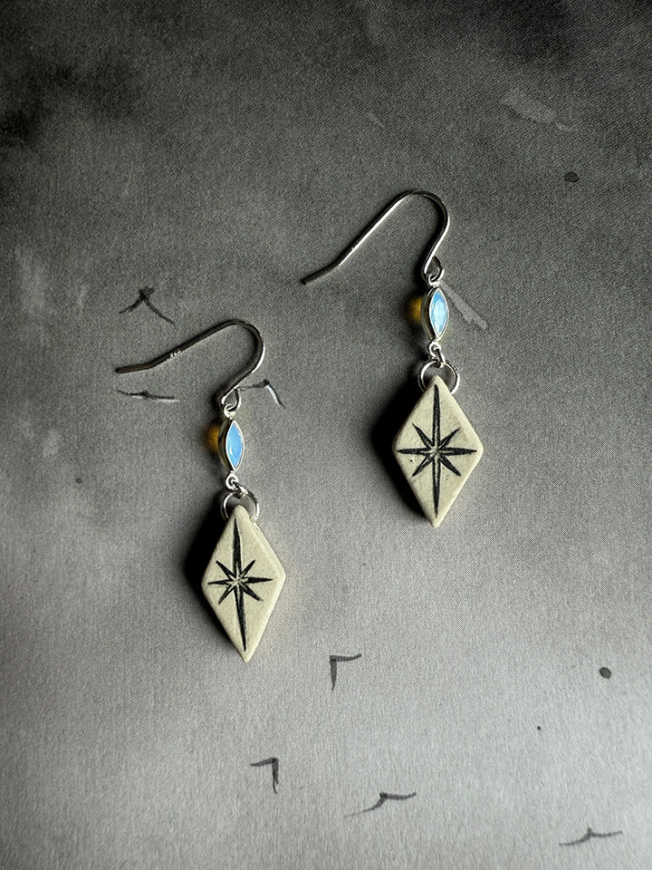 Celestial Moonstone Earrings