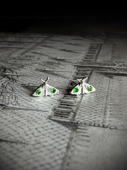 Mini Moth Silver Studs