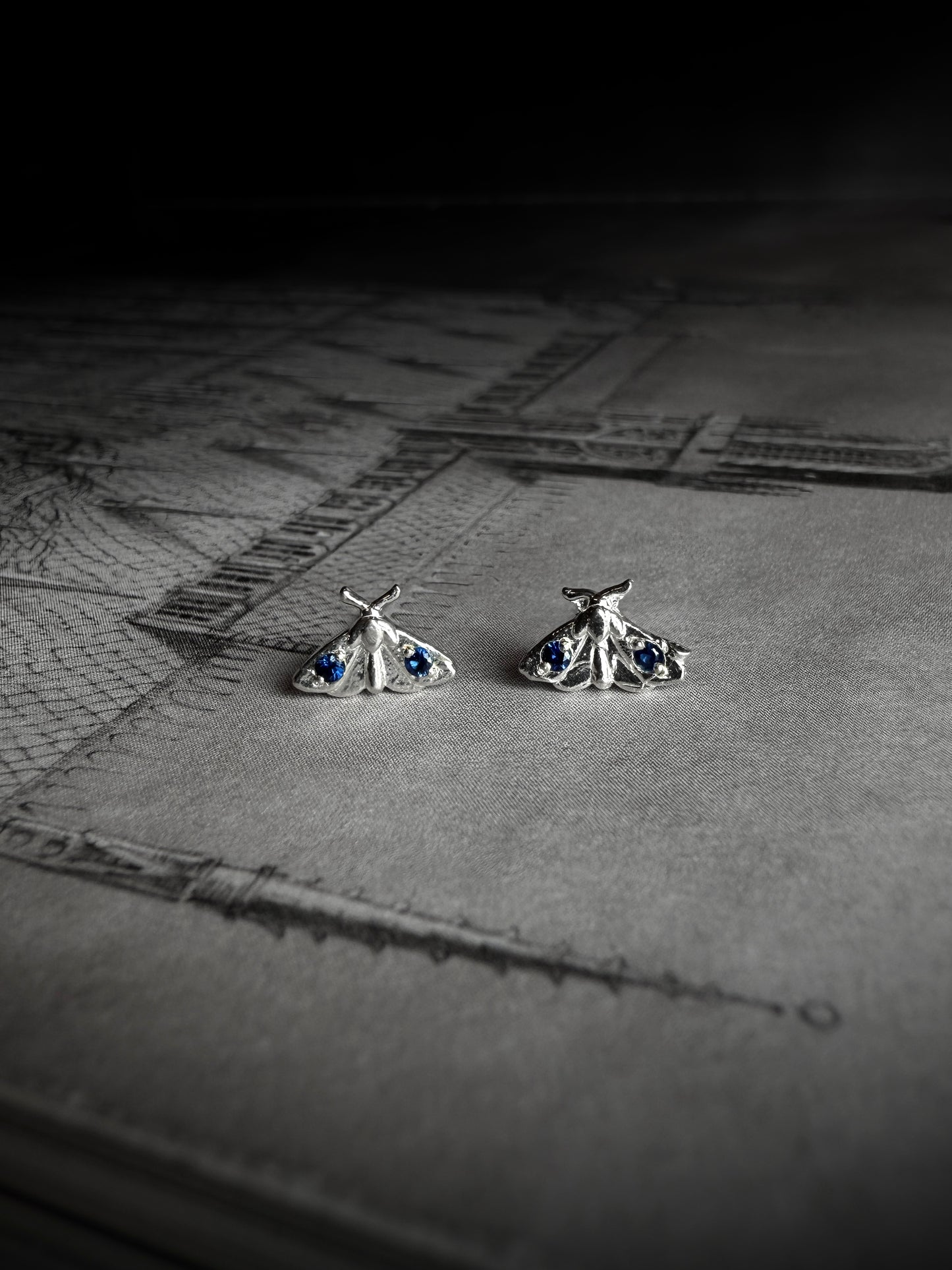 Mini Moth Silver Studs