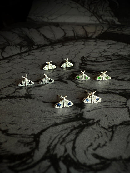 Mini Moth Silver Studs