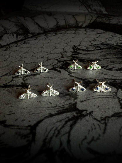 Mini Moth Silver Studs