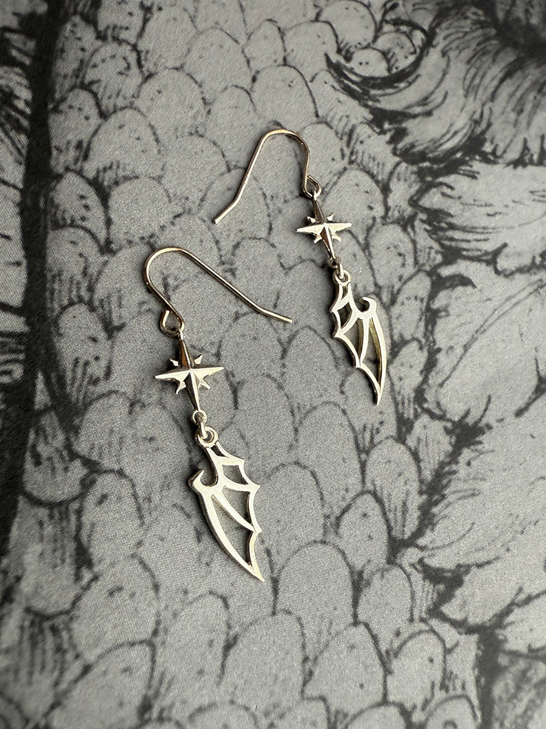 Dragonwing Celestial Dangle Earrings