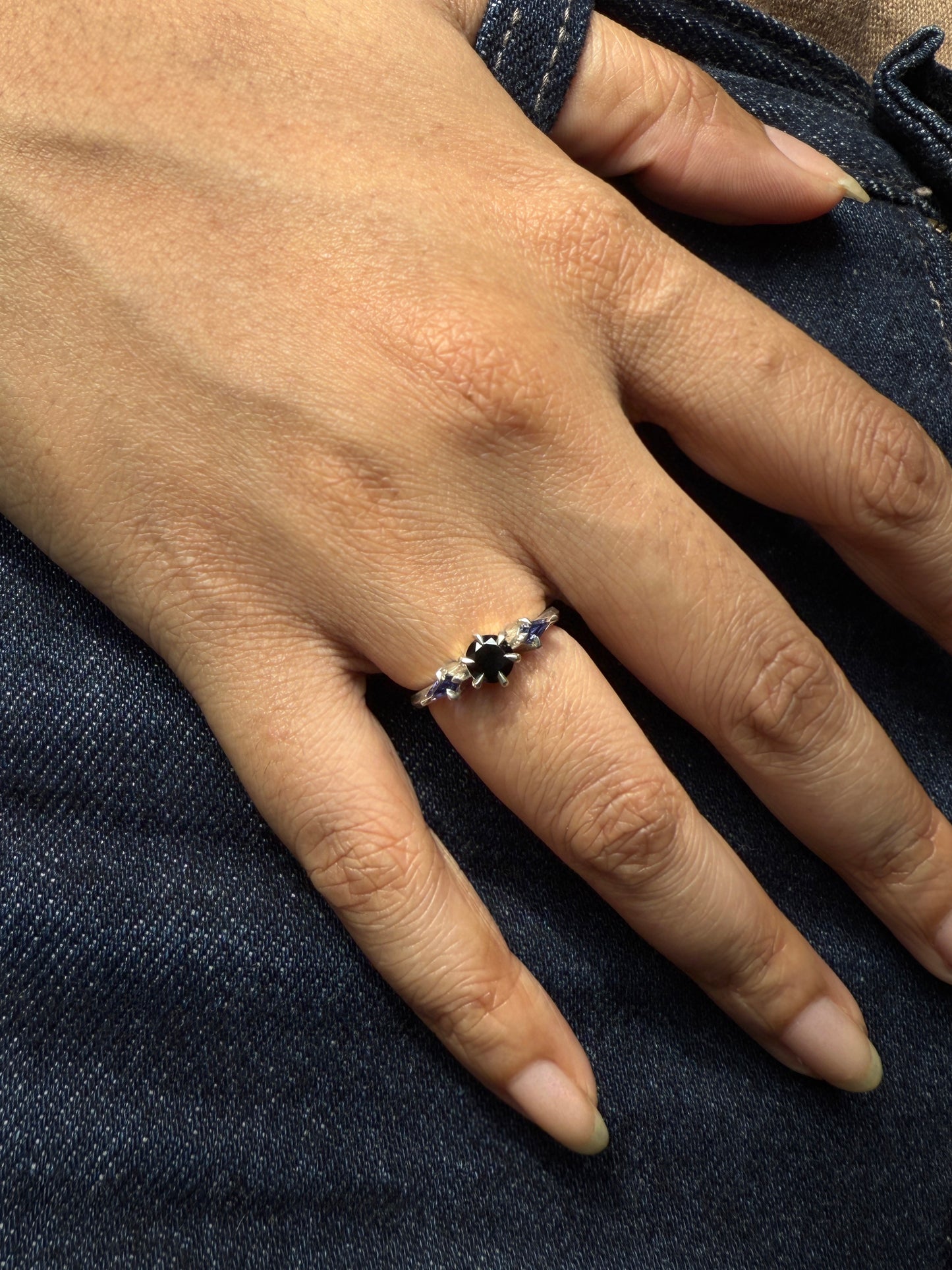 Marsali Silver & Amethyst Ring