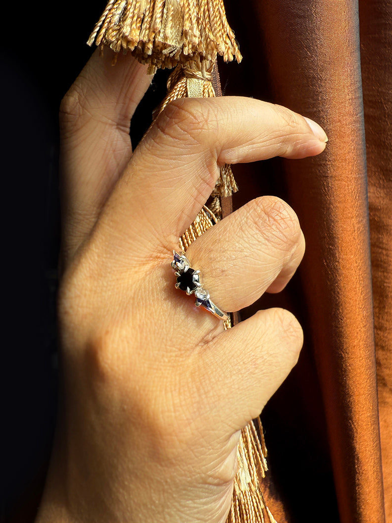 Marsali Silver & Amethyst Ring