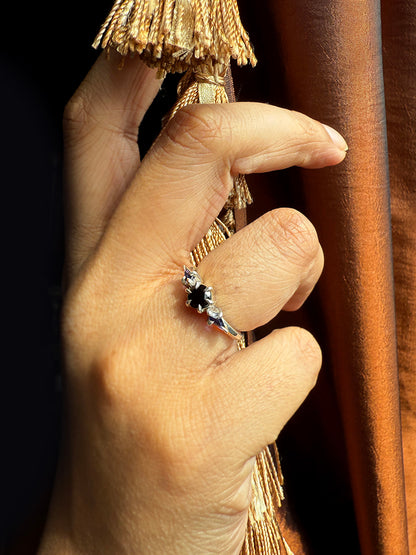 Marsali Silver & Amethyst Ring