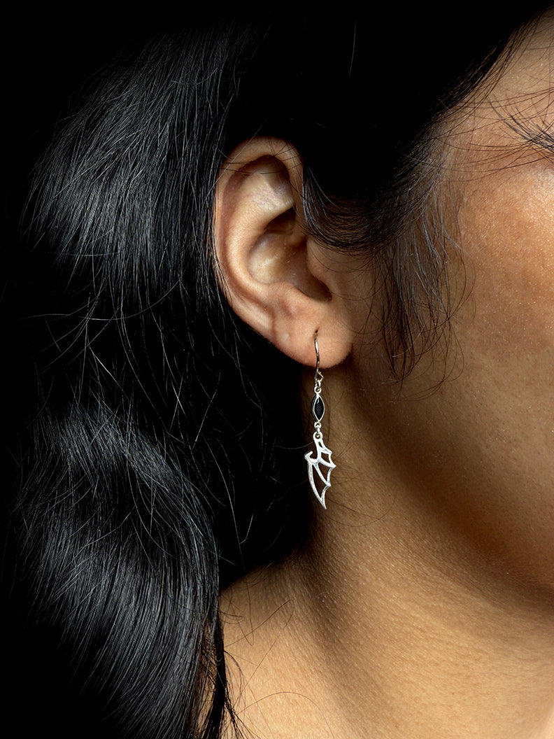 Dragonwing Crystal Dangle Earrings