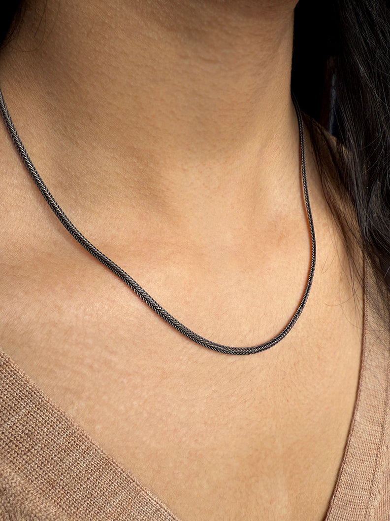 Foxtail Sterling Silver Chain