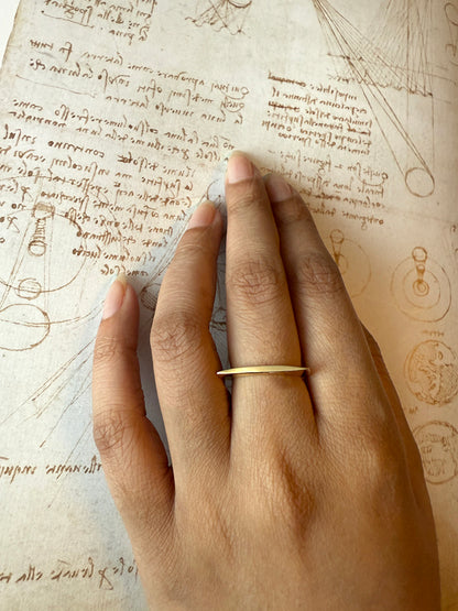 XL Tapered Skinny Stacking Ring - Ready to Ship