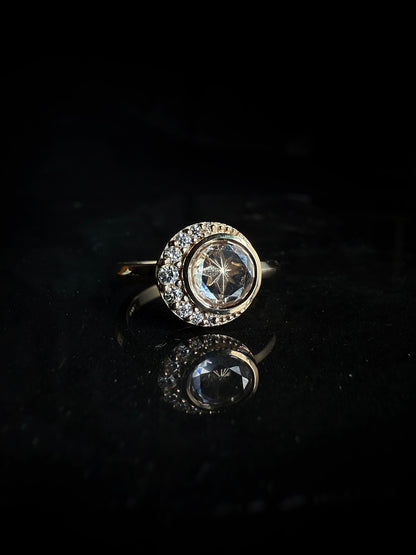 Diana Celestial Portrait Engagement Ring