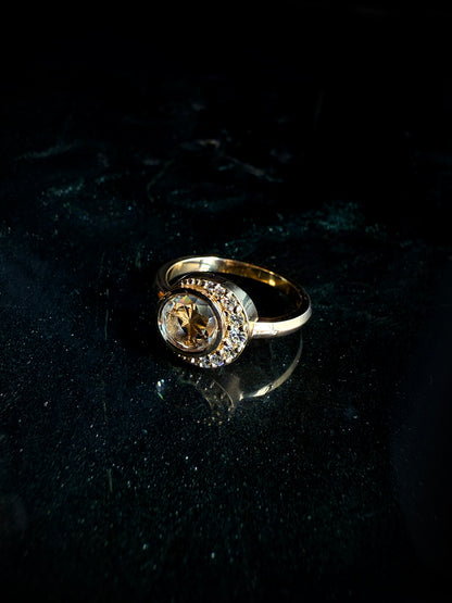 Diana Celestial Portrait Engagement Ring
