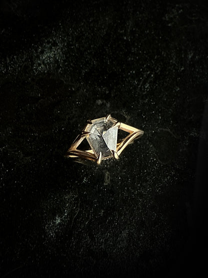 Lilith Split Shank Diamond Ring